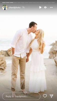 Ashley Brewer and Frank Kaminsky engagement pictures